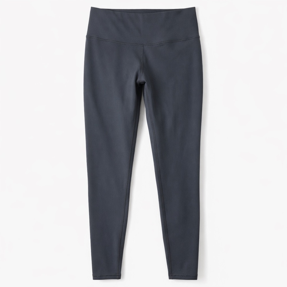 Yogalicious High Rise 7/8 Leggings Gray Sculpting Stretch Activewear Women’s M